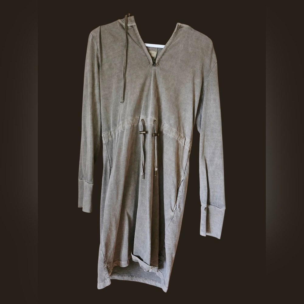 The Territory Ahead Mini Shirt Dress Size 8 Green Grunge Cottage